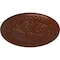 Ekena Millwork Emeryville Ceiling Medallion, Hand-Painted Burnished Mahogany Crackle, 16 7/8"OD x 5/8"P CM16ERBMC - alternate 4